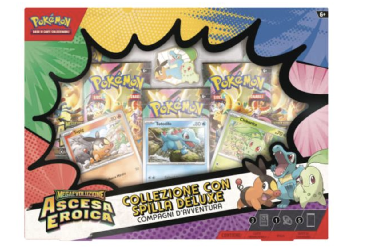 COLLEZIONE CON SPILLA DELUXE (compagni d’avventura)