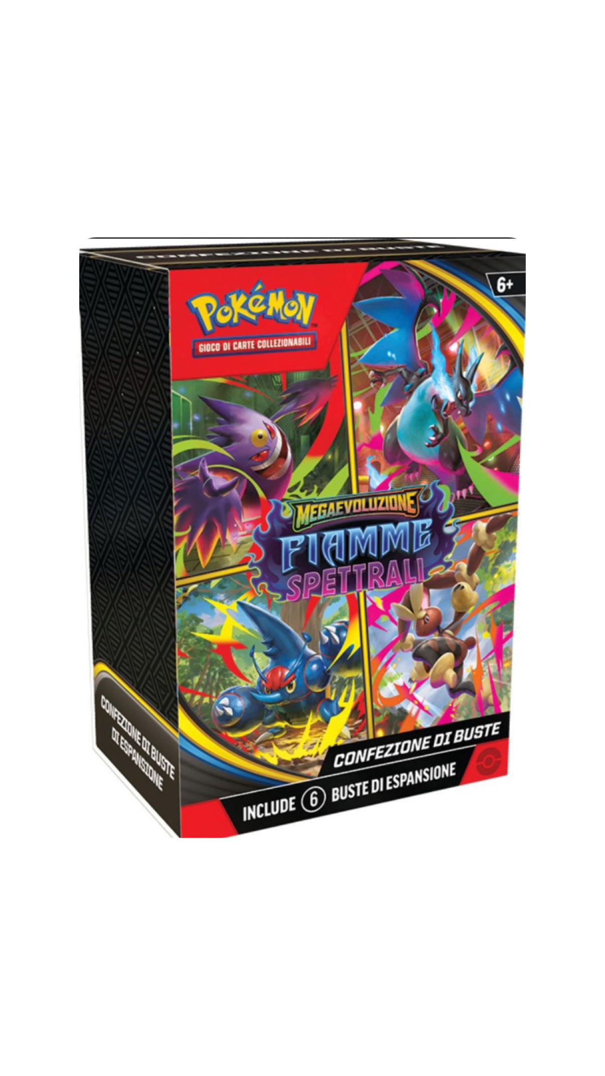 Pokemon Fiamme Spettrali Bundle 6 Bustine Versione Italiano