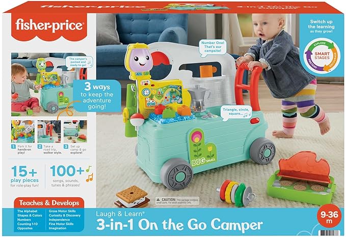 Fisher Price Camper ridi e impara 3 in 1