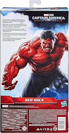 Hasbro - Marvel Hulk Rosso Personaggio 30cm