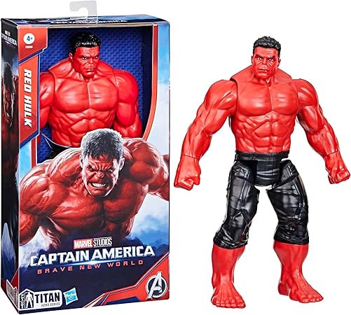 Hasbro - Marvel Hulk Rosso Personaggio 30cm