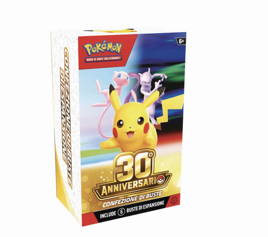 Pokémon 30° Anniversario - Bundle 6 Buste