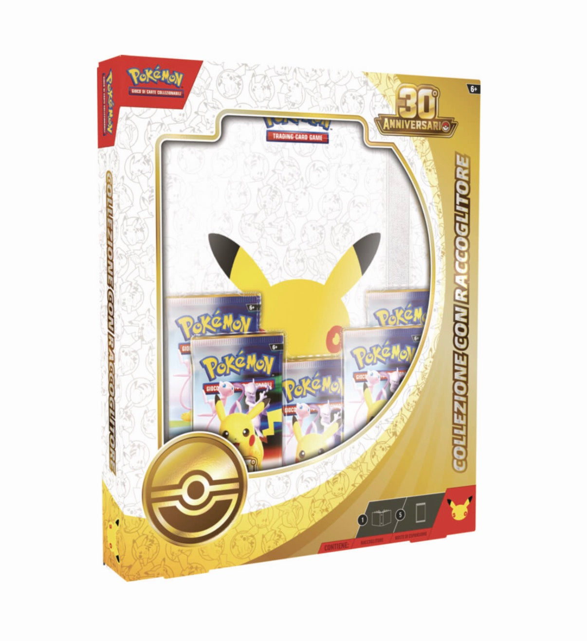 Pokémon 30° Anniversario - Collezione con
Raccoglitore