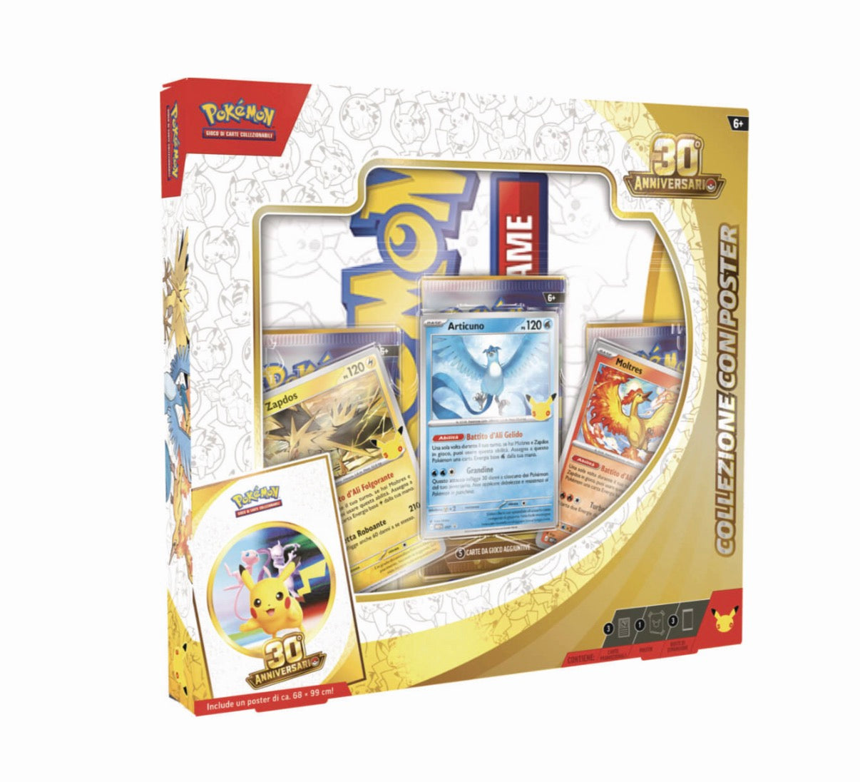 Pokémon 30° Anniversario - Collezione con Poster