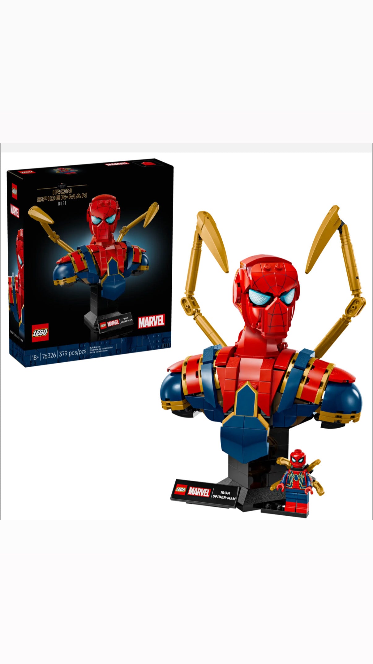 LEGO - Busto di Iron Spider-Man