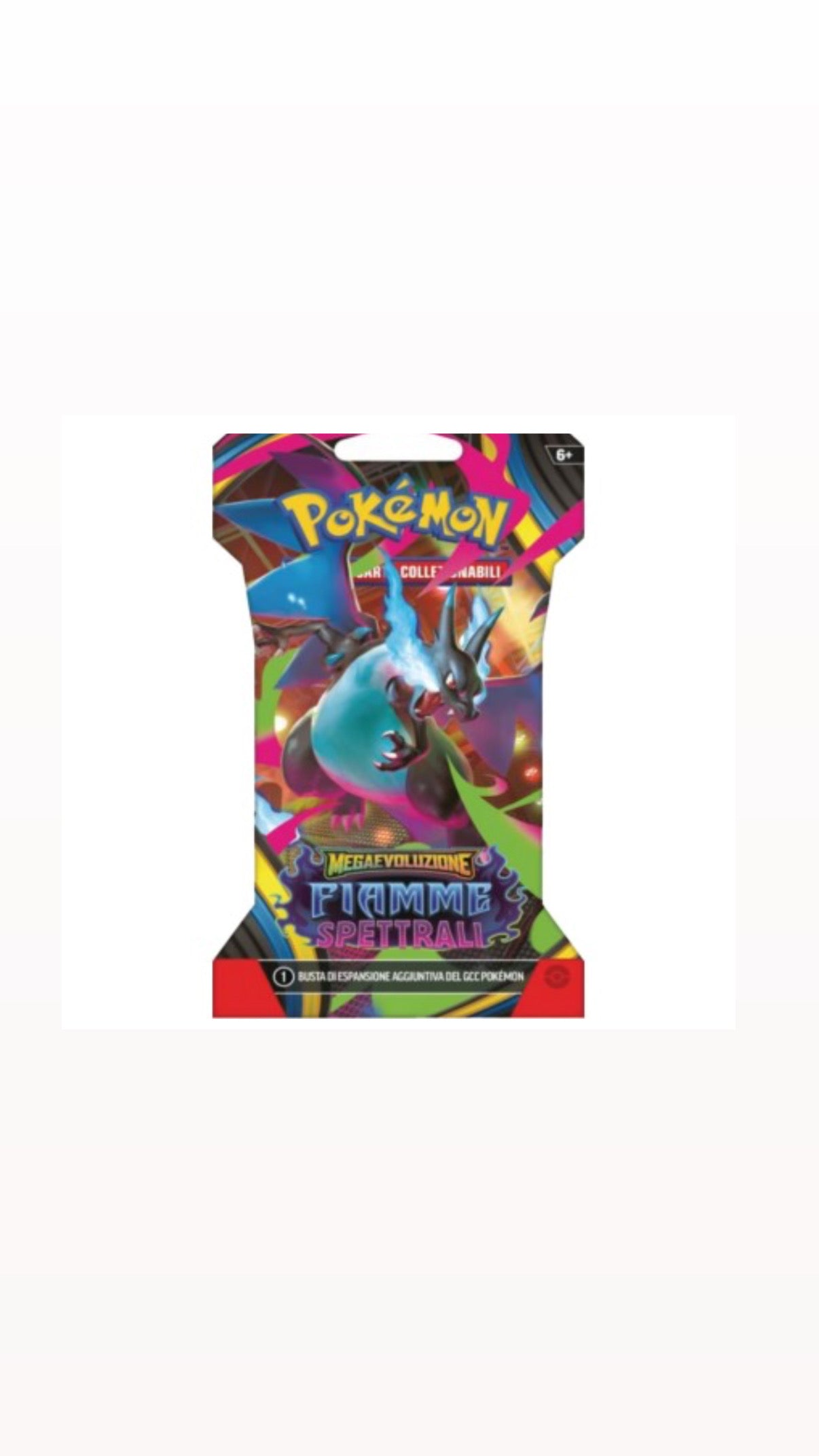 Megaevoluzione: Fiamme Spettrali - Bustina Paper Sleeve da 10 Carte (ITA)