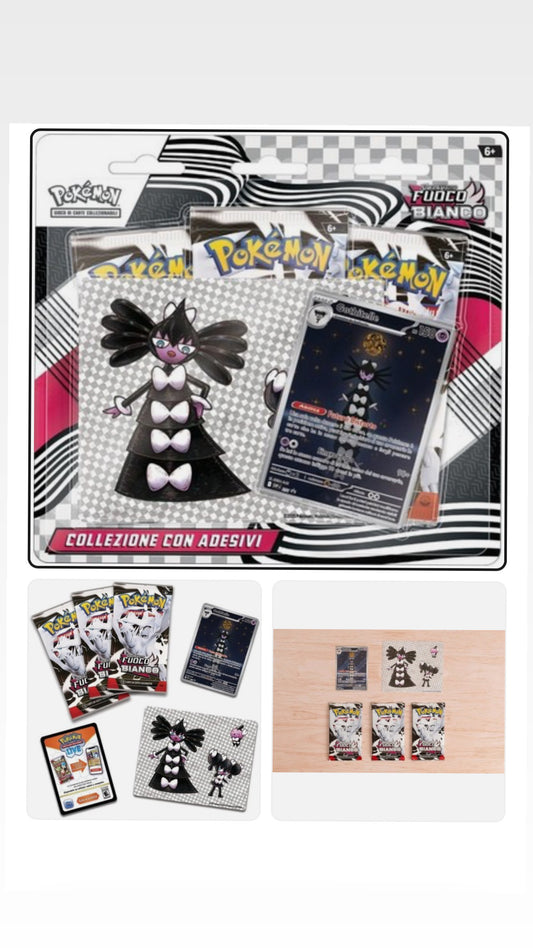 Pokemon FUOCO BIANCO Blister Pack 3 Buste ITALIANO