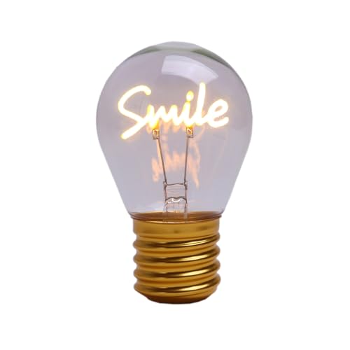 Lampadina led (smile font )